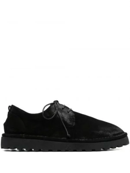 Pantofi derby Marsell din piele de căprioară negru