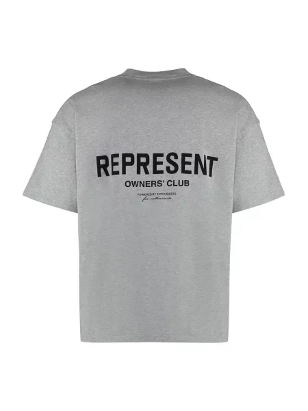 Represent t-shirt Represent Owners Club z nadrukiem szary