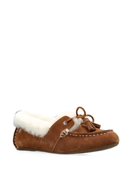 Loafers Emu Australia από δέρμα προβάτου καφέ