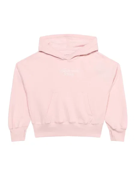 Abercrombie & Fitch Tréning póló ESSENTIAL / piszkosfehér rózsaszín