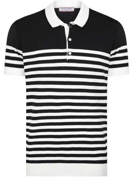 Felix Hardy Póló fekete fehér