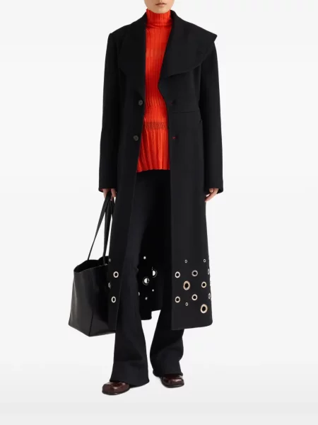 Palton Proenza Schouler de lână negru