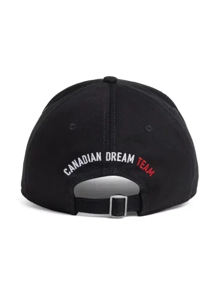 Șapcă Dsquared2 cu broderie negru