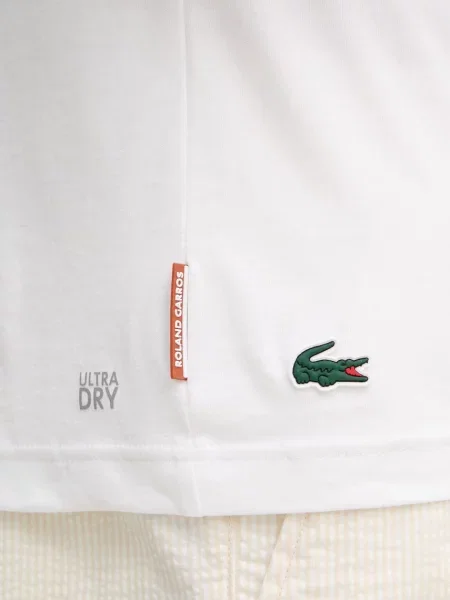 Lacoste póló férfi pamuttal bézs