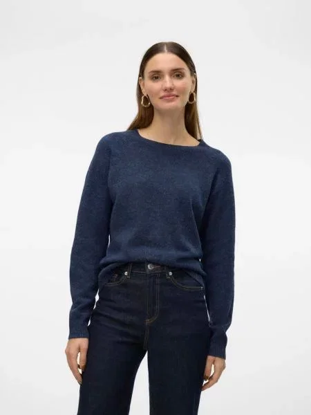 VERO MODA Pulover VMDOFFY bleumarin