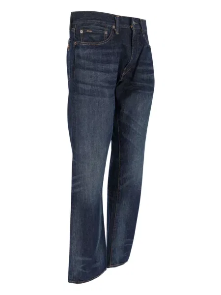Blugi Polo Ralph Lauren cu broderie albastru