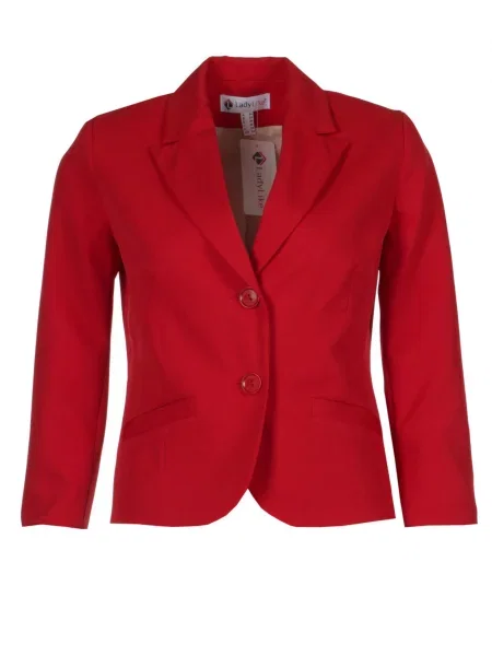 Жакет LadyLike бавовна/поліестер червоний