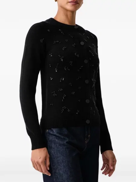 Kardigan Armani Exchange s flitry černý
