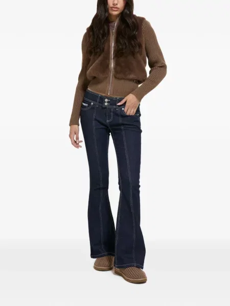 Geacă Juicy Couture tricotate maro