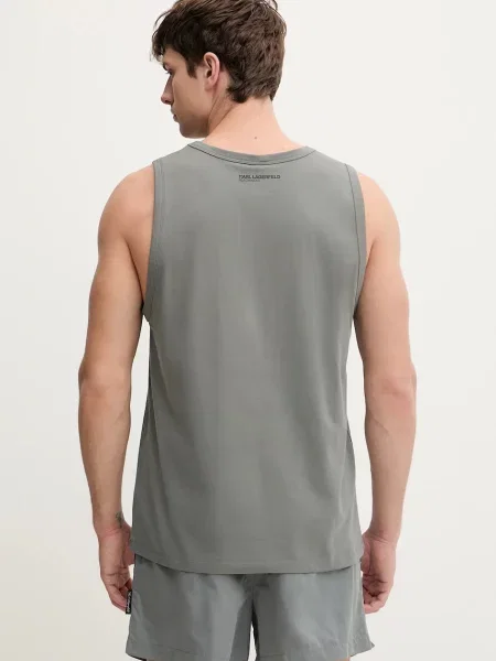 Karl Lagerfeld t-shirt IKON zielony