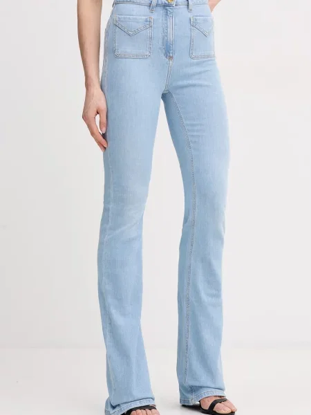 Elisabetta Franchi blugi flared pentru femei albastru