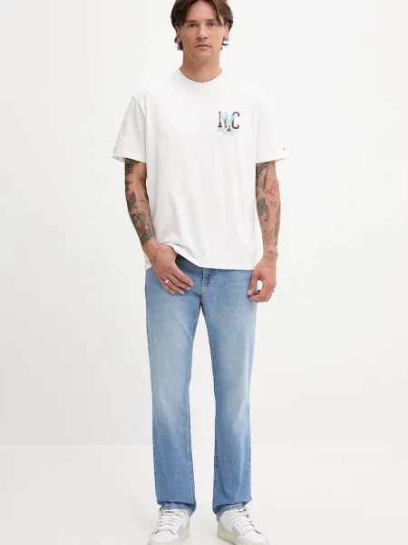 Rifle Tommy Jeans modrá