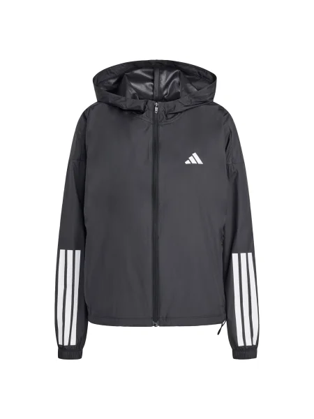 ADIDAS PERFORMANCE Geacă sport Hyperglam negru alb