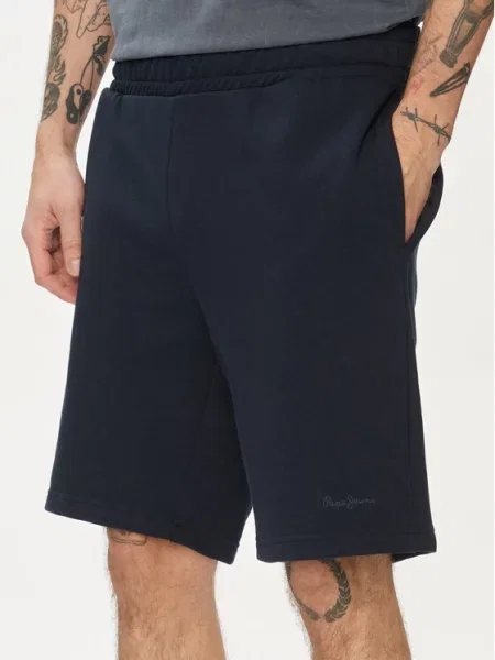 Pepe Jeans Sportovní kraťasy Joe Tmavomodrá