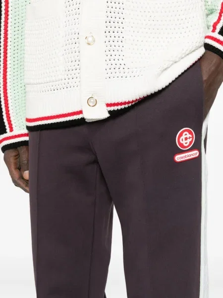 Pantaloni Casablanca cu dungi violet