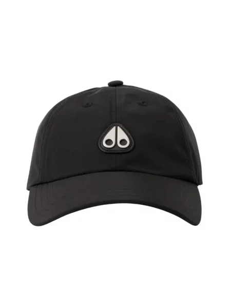 Czapka z daszkiem Moose Knuckles z logo czarna