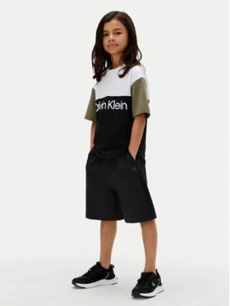 Dětské tričko Calvin Klein Jeans černé