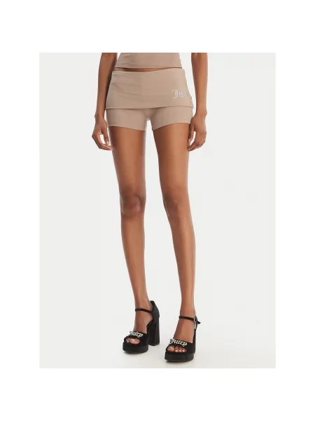 Juicy Couture Sportske kratke hlače Roll Down Slim Fit bež