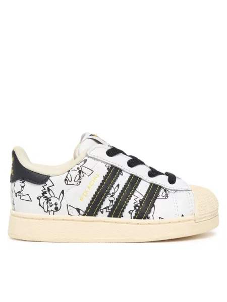 Adidas Αθλητικά Pokemon Superstar II Elastic Lace λευκό