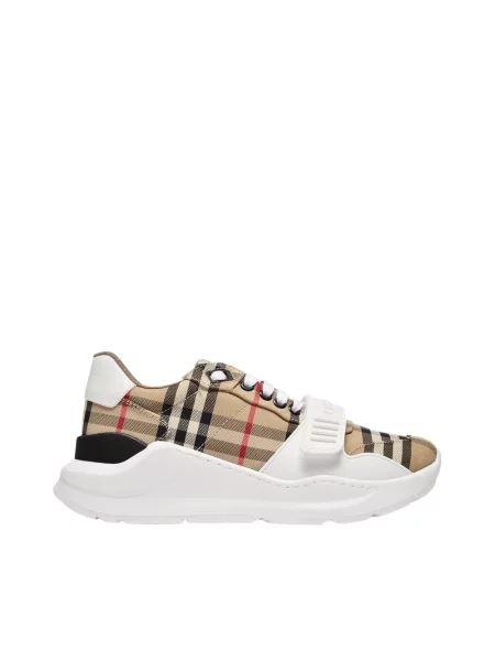 Sneakersy Burberry w kratę retro