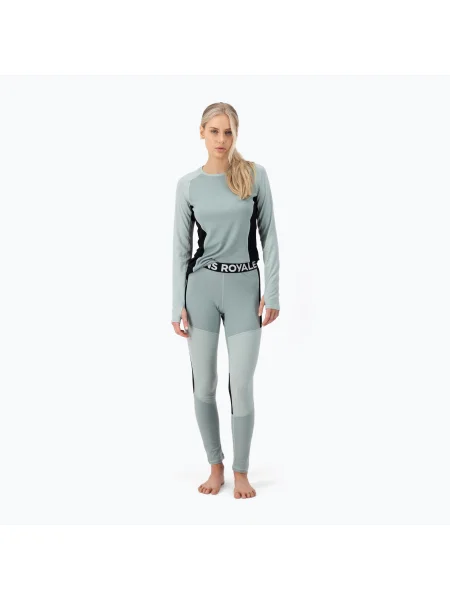 Pantaloni termici pentru femei Mons Royale Olympus Merino Base Layer dew negru