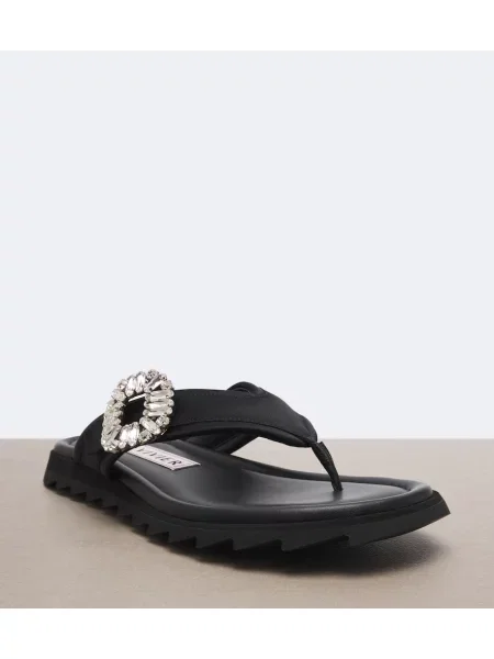 Chiloți tanga Roger Vivier negru