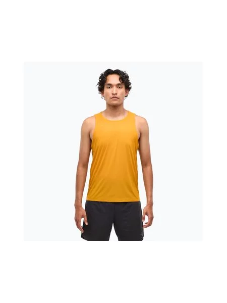 Майка Hoka для бега желтая