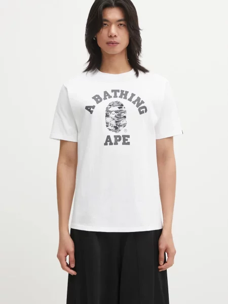A Bathing Ape tricou din Palm Tree Camo College
