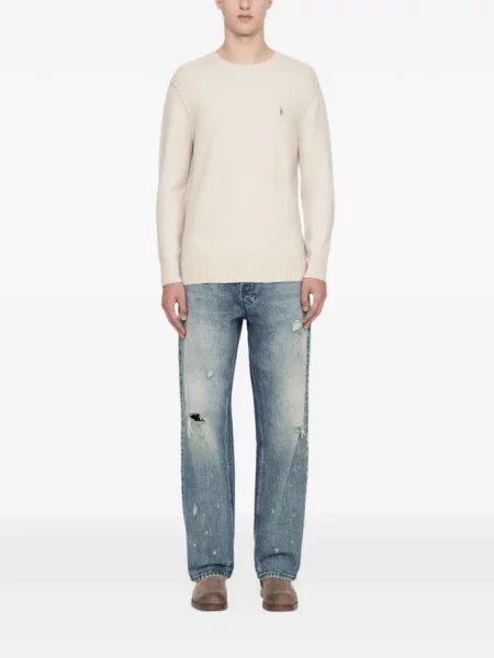 Pulover Allsaints de lână maro