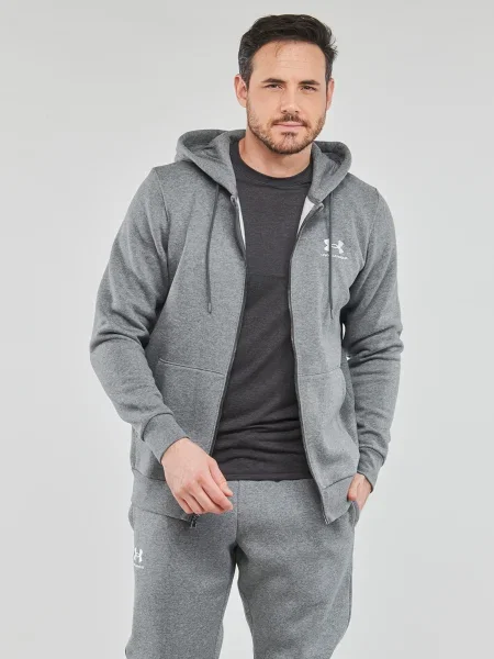 Fleece kapucnis melegítő felső Under Armour szürke