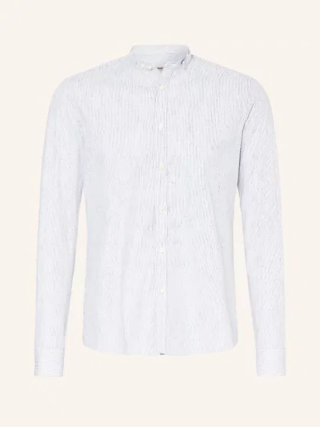 Gottseidank Krojová Košile Lenz Slim Fit krémová/ tmavě modrá