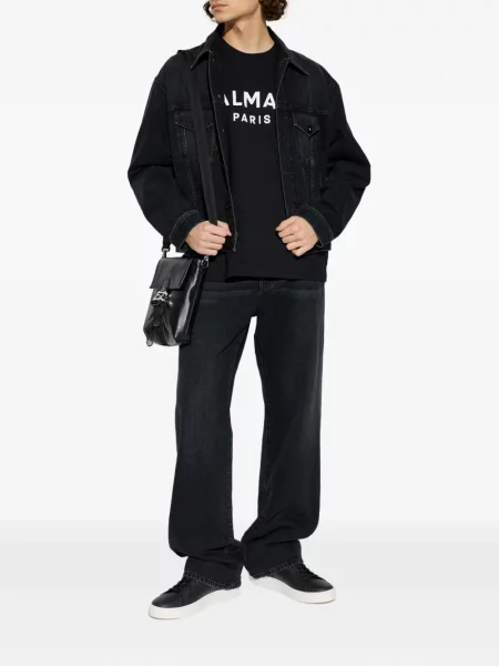Geacă de blugi Balmain negru