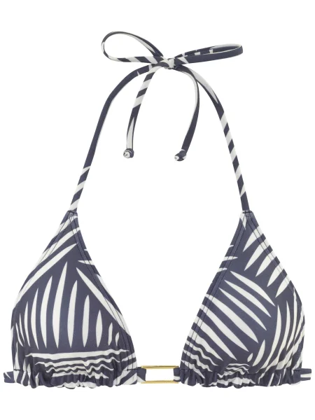 LASCANA Sutien costum de baie albastru marin alb