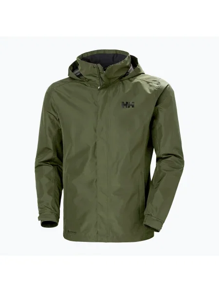 Мъжко дъждобранно яке Dubliner на Helly Hansen зелено