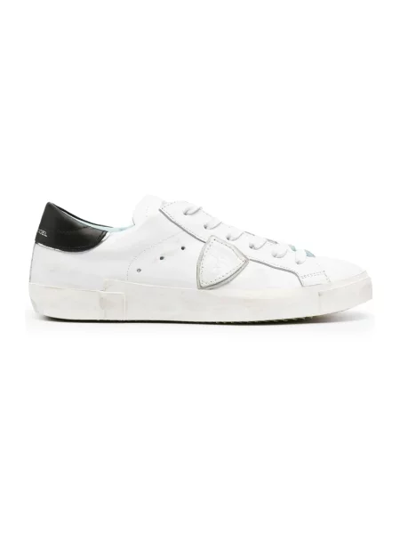 Sneakersy Philippe Model skórzane do tenisa białe