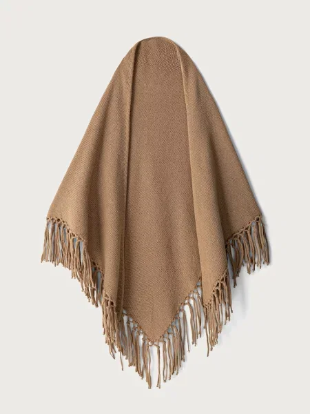 Weekend Max Mara fular de damă din lână WKATORNADO maro