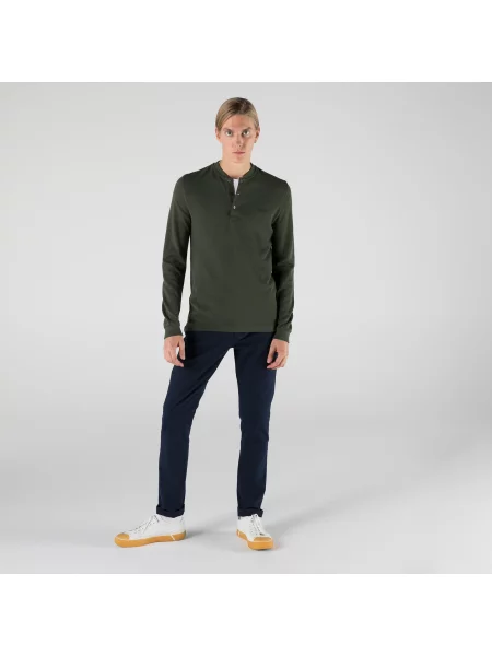 Поло Lacoste зеленое