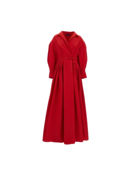 Sukienka koszulowa Ralph Lauren czerwona