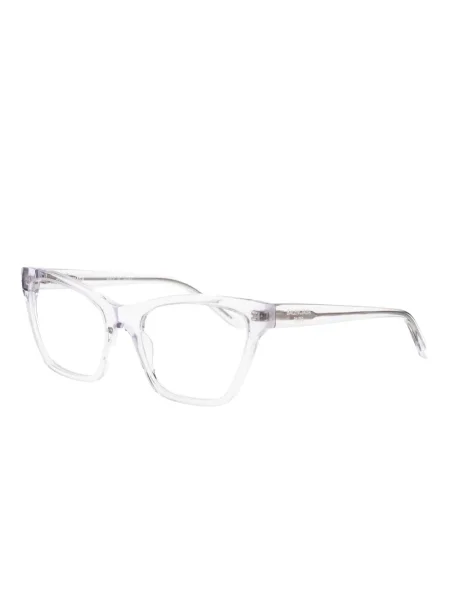 Saulės akiniai Balenciaga Eyewear balta