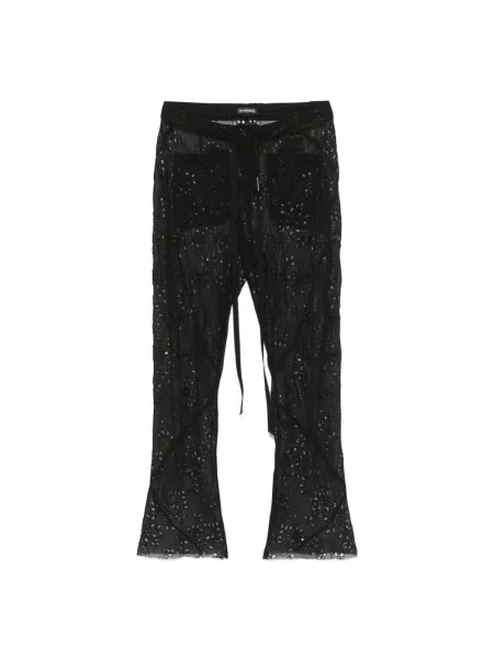 Spodnie Ann Demeulemeester czarne