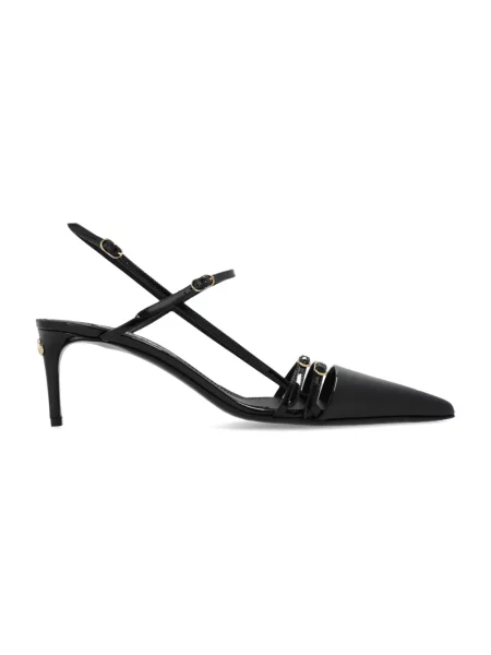 Czółenka Dolce And Gabbana skórzana czarna