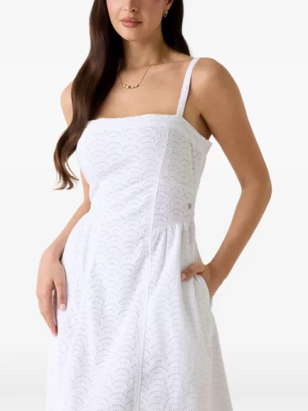 Rochie midi Guess alb