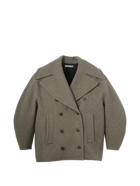Geacă Jacquemus cu două rânduri de nasturi verde