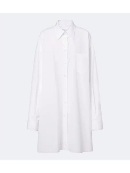 Cămașă Maison Margiela din poplin alb