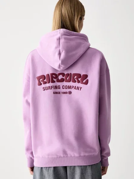 Rip Curl hanorac cu glugă pentru femei SURF PUFF HERITAGE violet