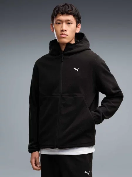 Флисовый свитер Puma черный