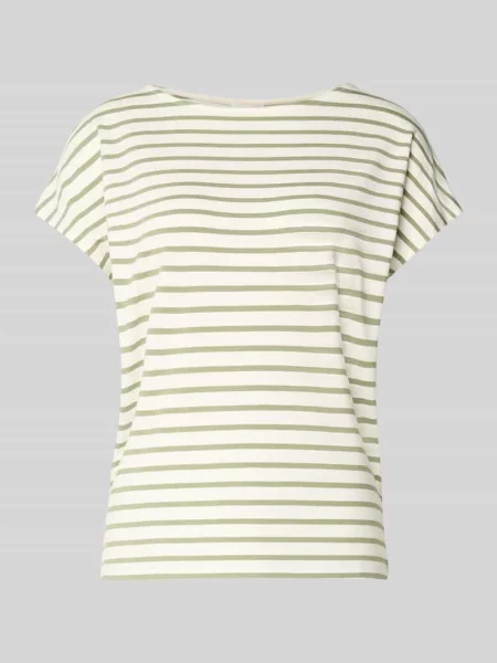 T-shirt o kroju loose fit z mieszanki S.oliver Red Label biała