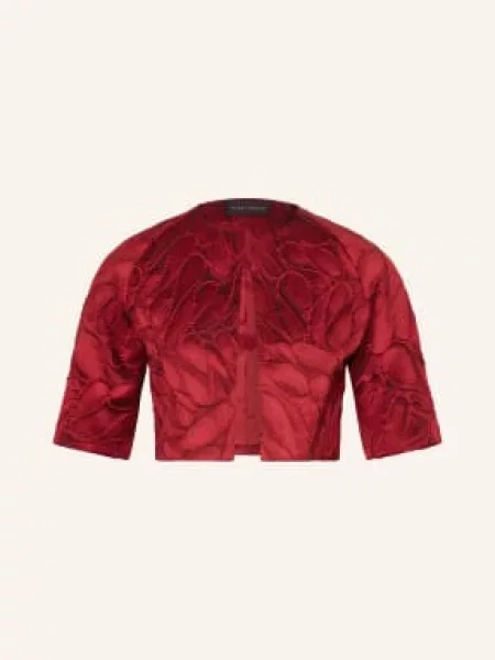 Talbot Runhof Bolero Żakardowe rot czerwone