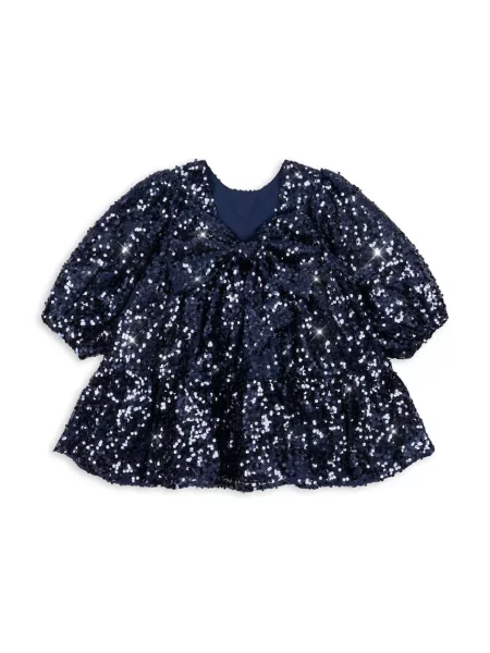 Konges Sløjd рокля LILA SEQUINS BOW DRESS