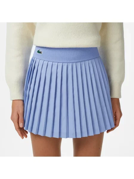 Lacoste Spódniczka Tenisowa Ultra Dry Z Szortami niebieska